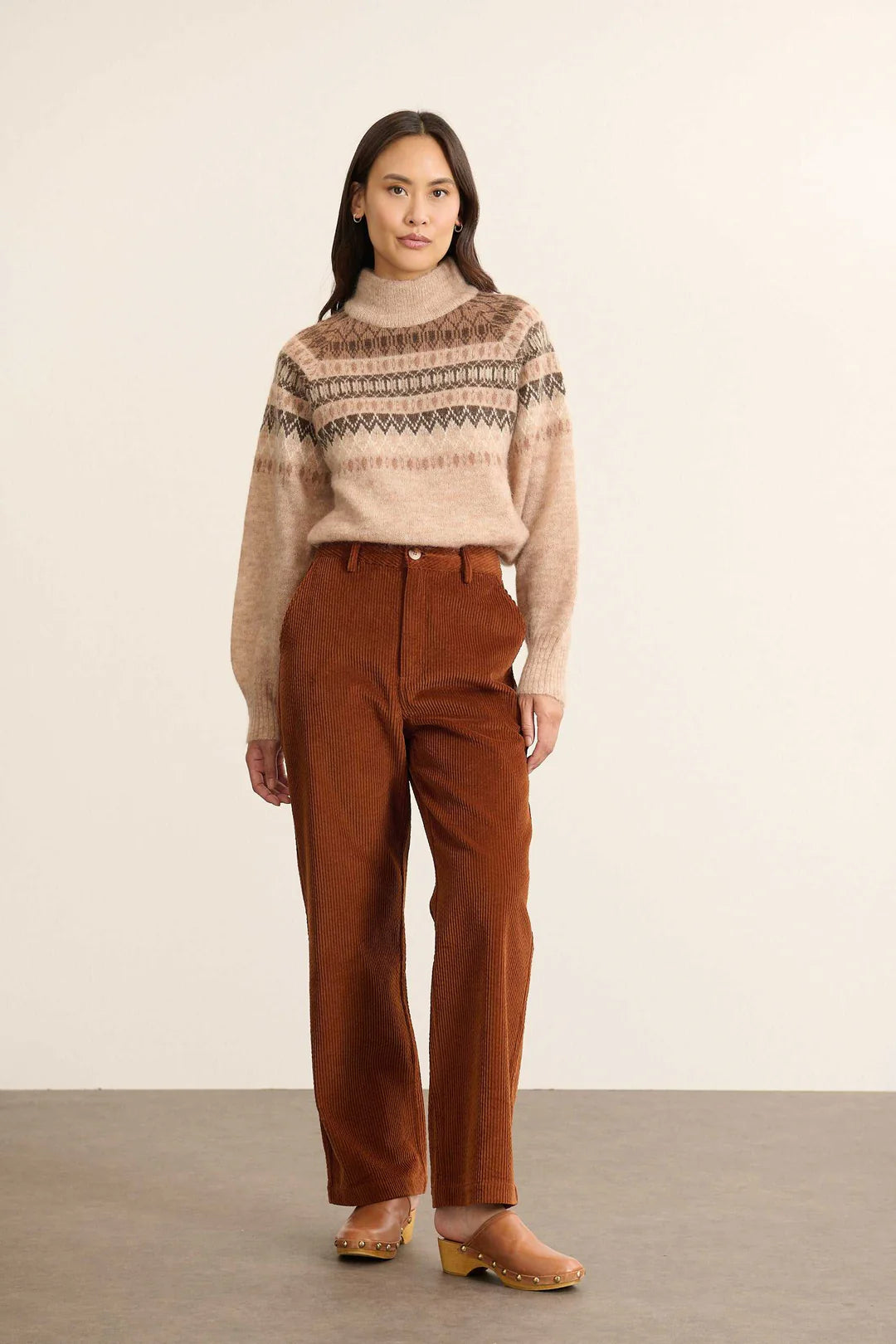 Classic Corduroy Trousers in Cinnamon