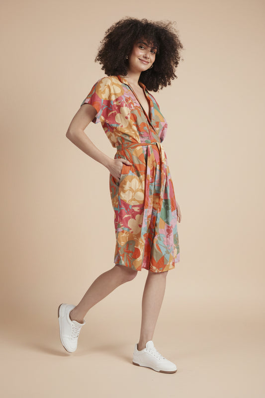 Ronald Floral Shirt Dress