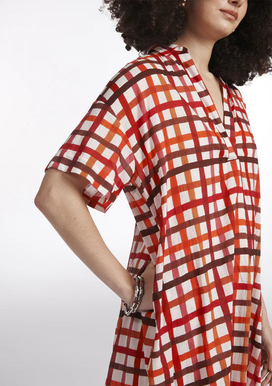 Rudi Red Check Dress