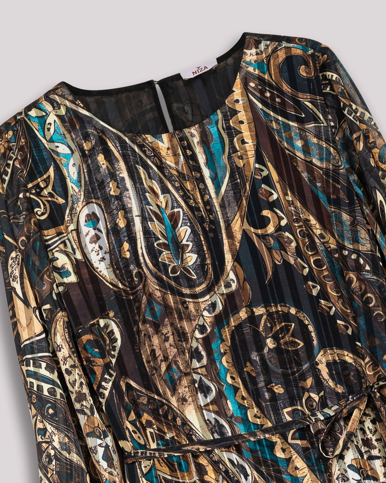 Adelia Pleated Dress