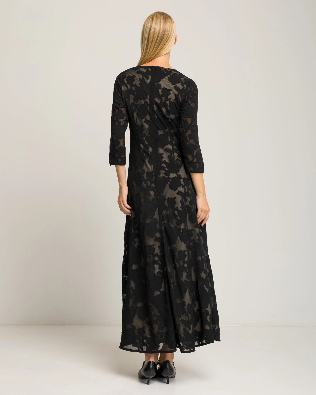 Ambria Black Velvet Dress