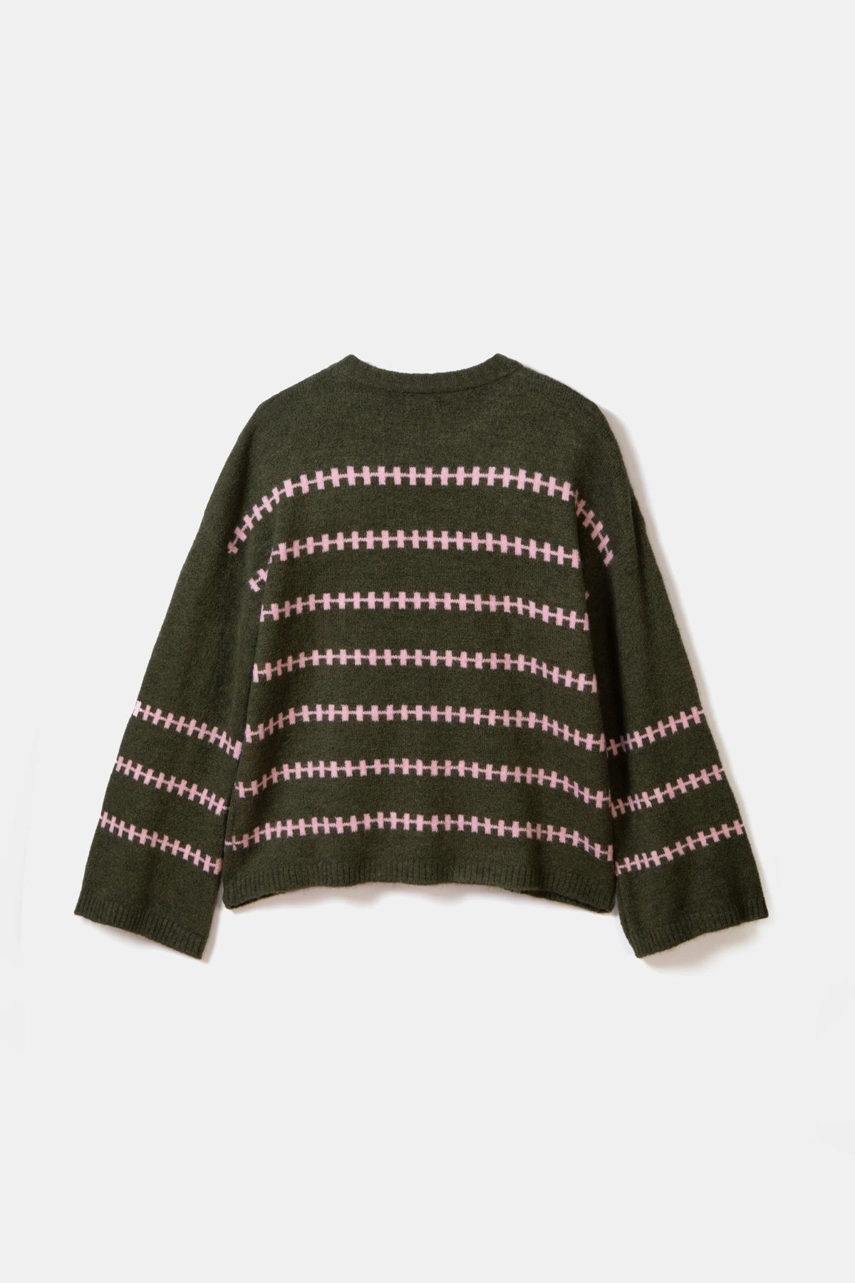 Asli Jacquard Jumper in Green