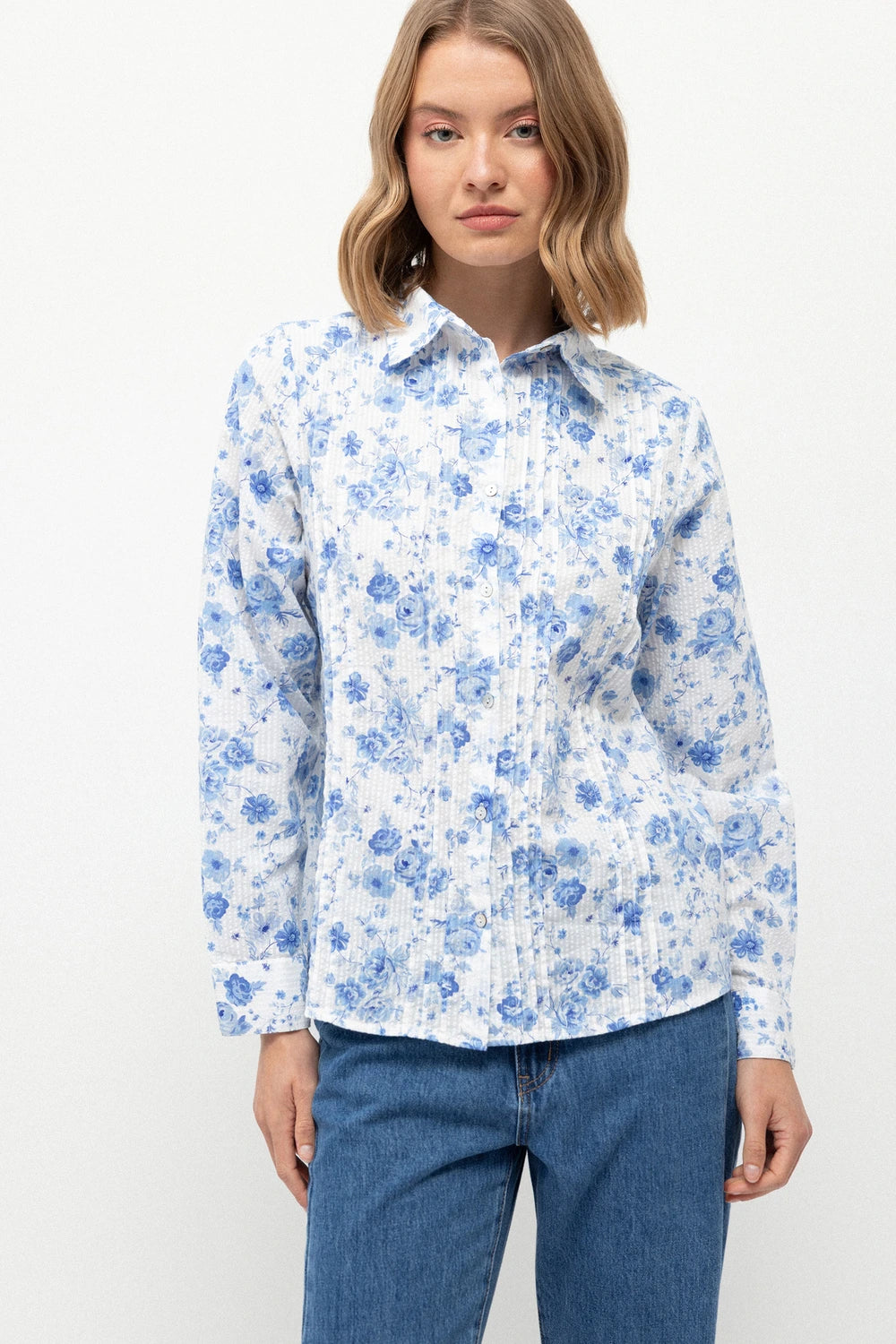 Floral printed Cotton Shirt
