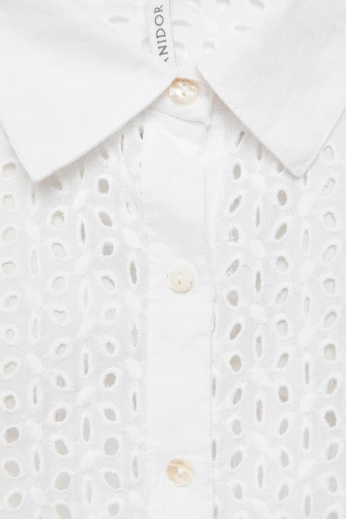 English Embroidery White Shirt