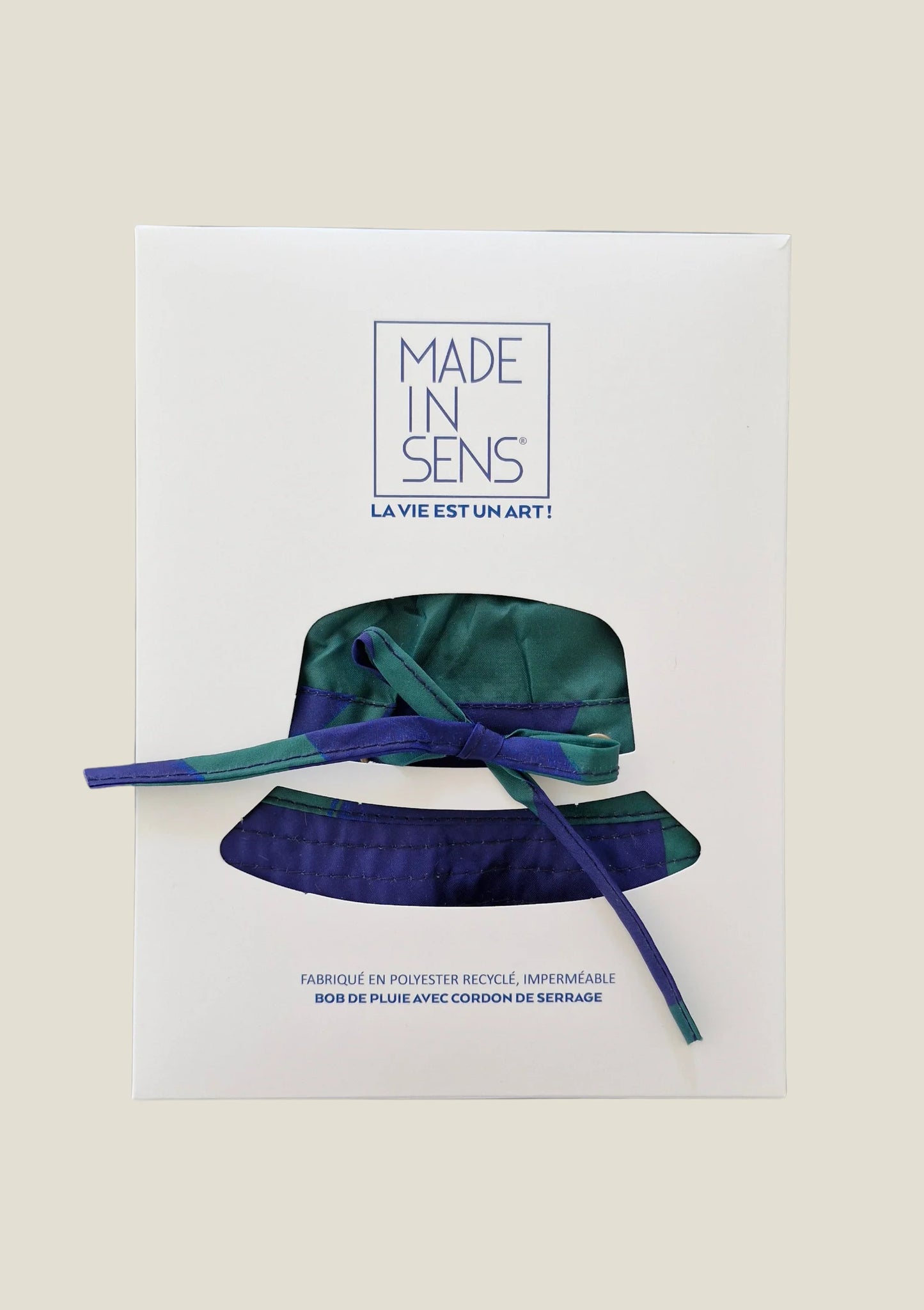 Bob Bobi Calligraphy Waterproof Bucket Hat in Green