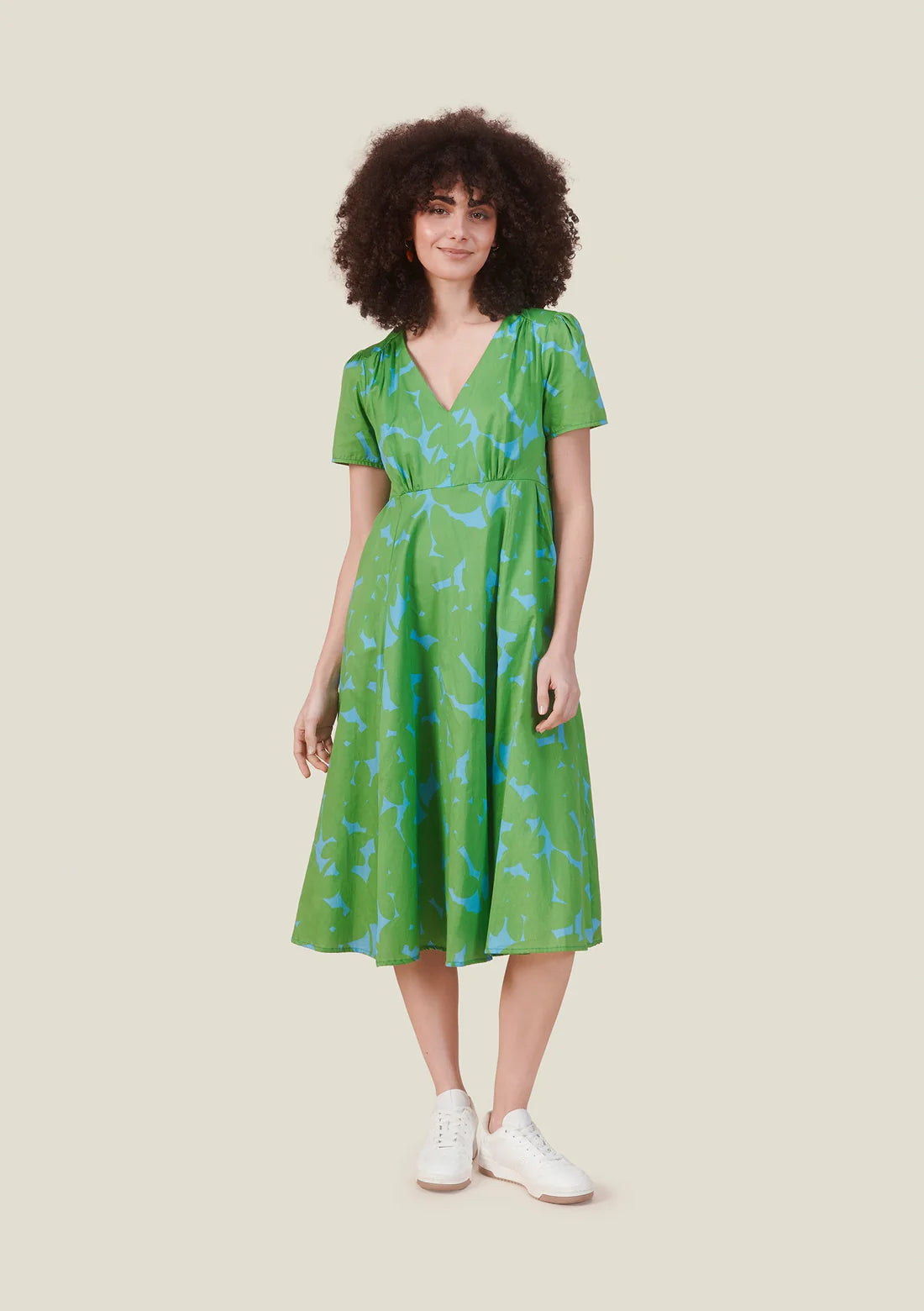Recto Ombres Green Dress