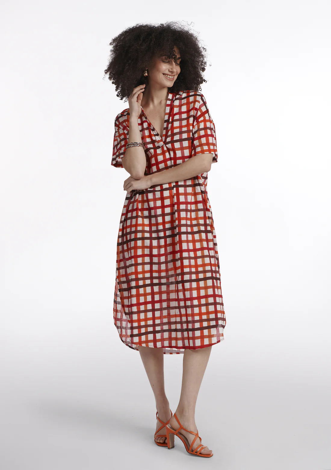 Rudi Red Check Dress