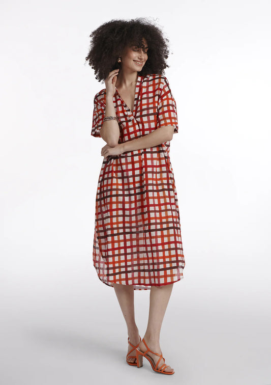 Rudi Red Check Dress