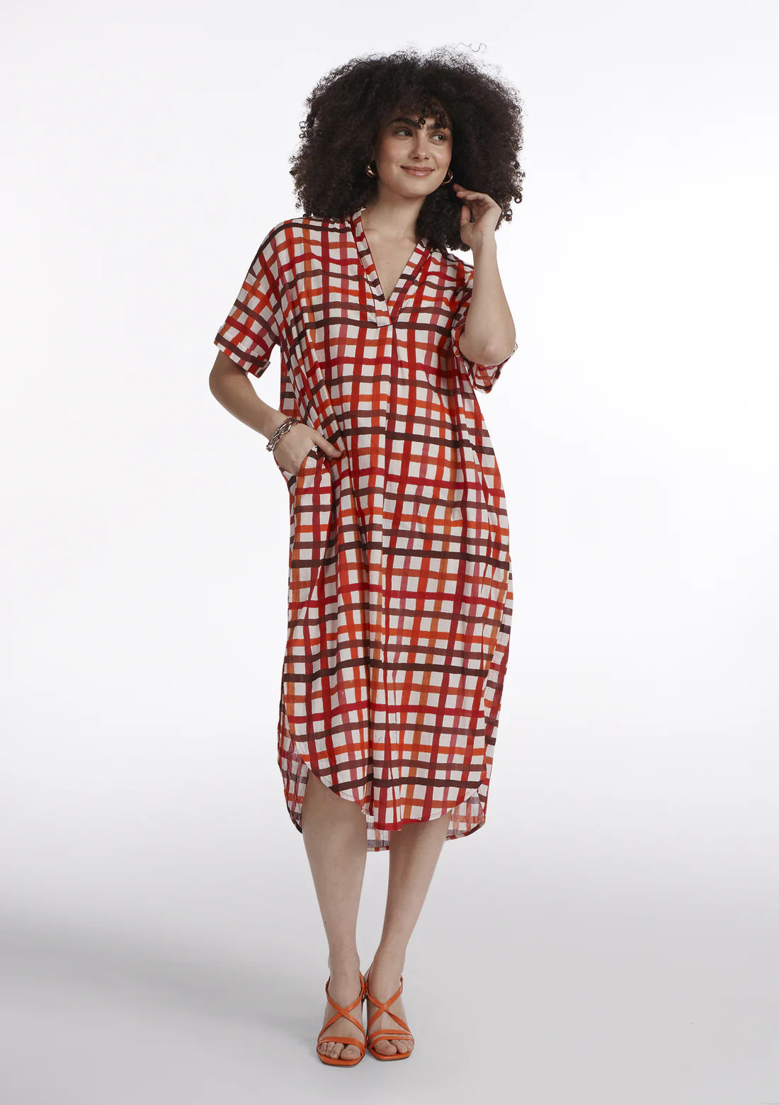 Rudi Red Check Dress