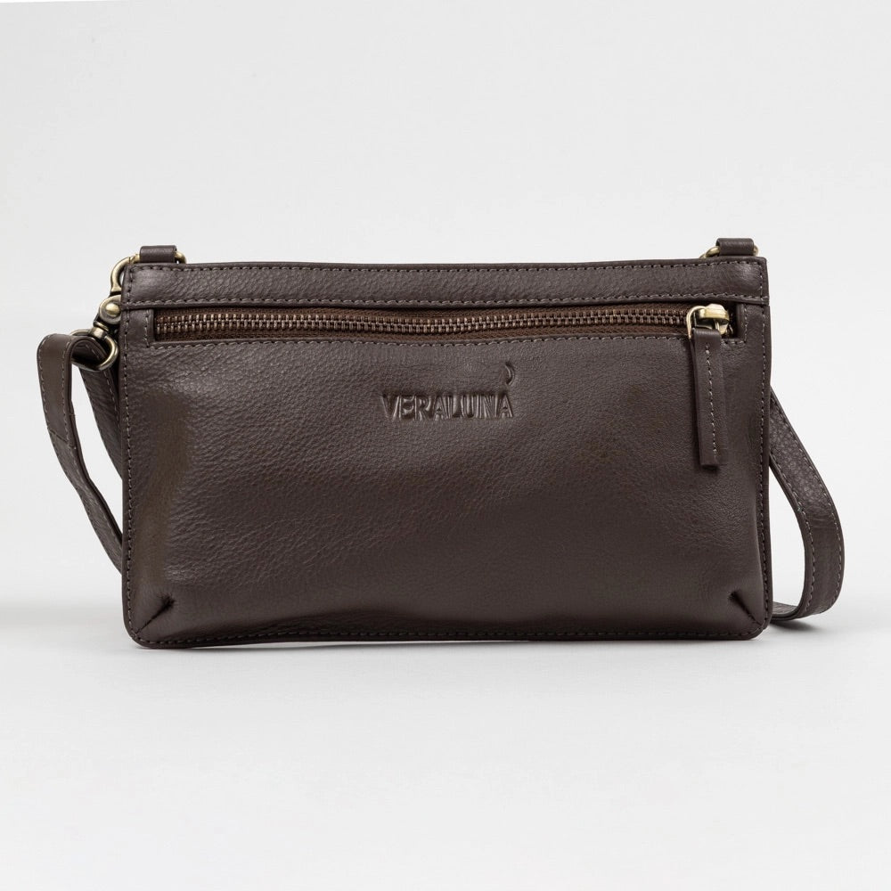 Nesak Crossbody Bag in Dark Brown — Veraluna by Oxfam Intermón