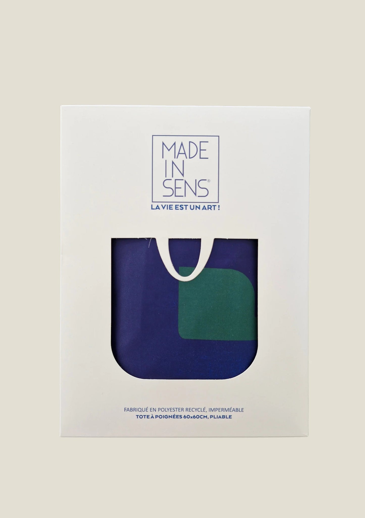 Toti Calligraphy Foldable Bag in Green