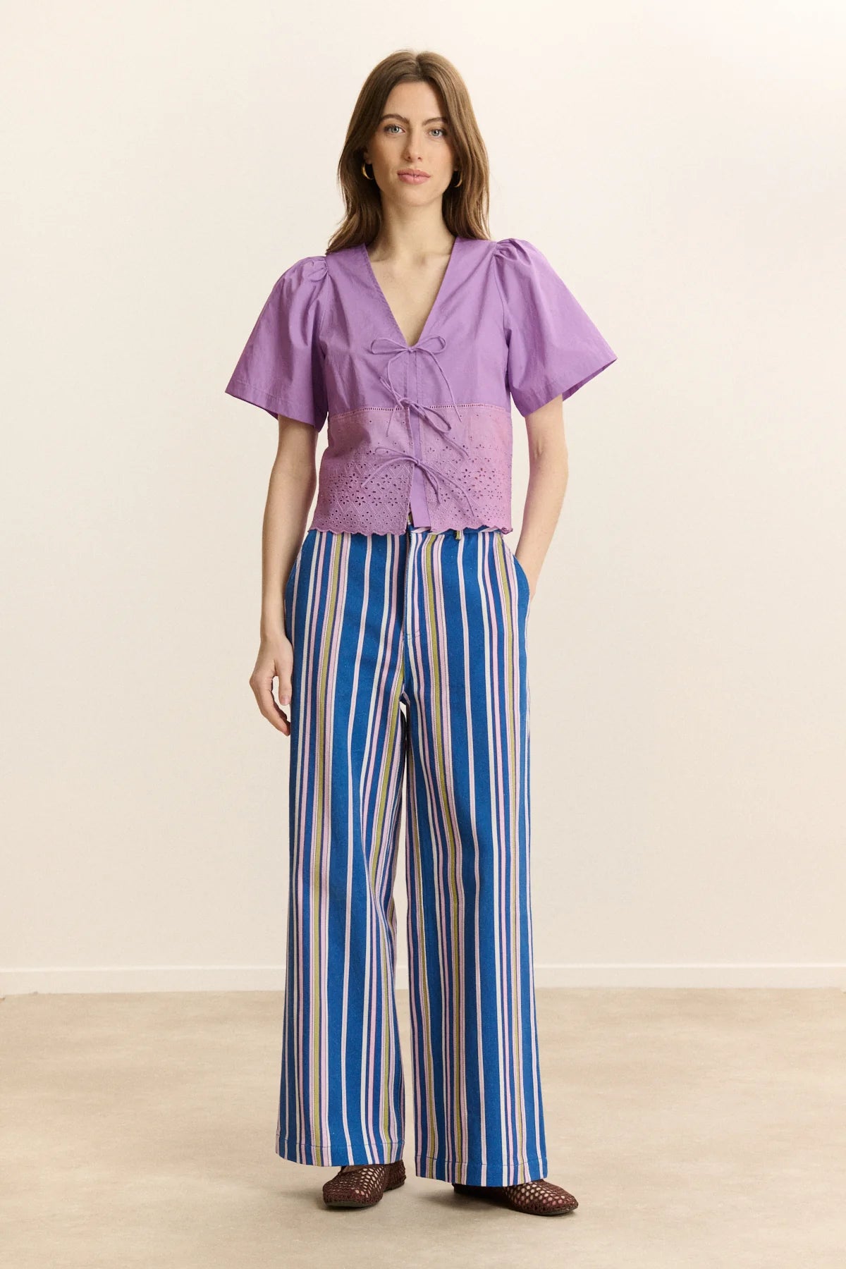 Venus Blouse in Lilac