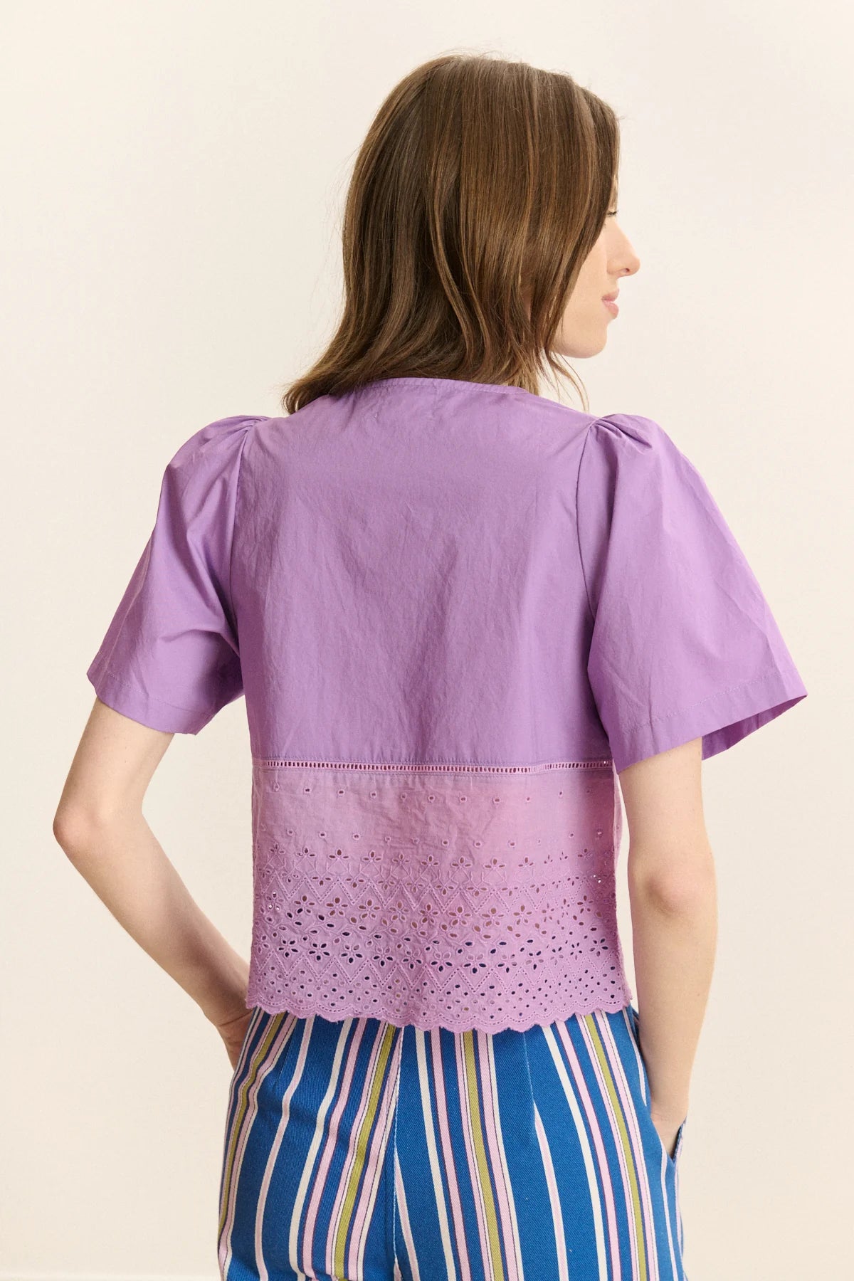Venus Blouse in Lilac