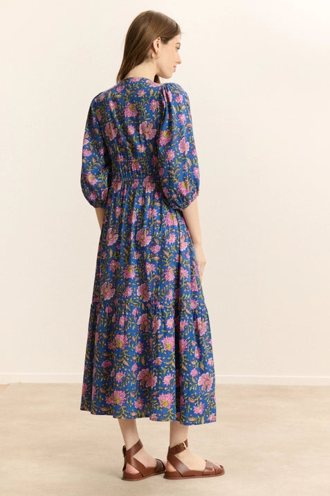 Vanina Printed Midi Dress